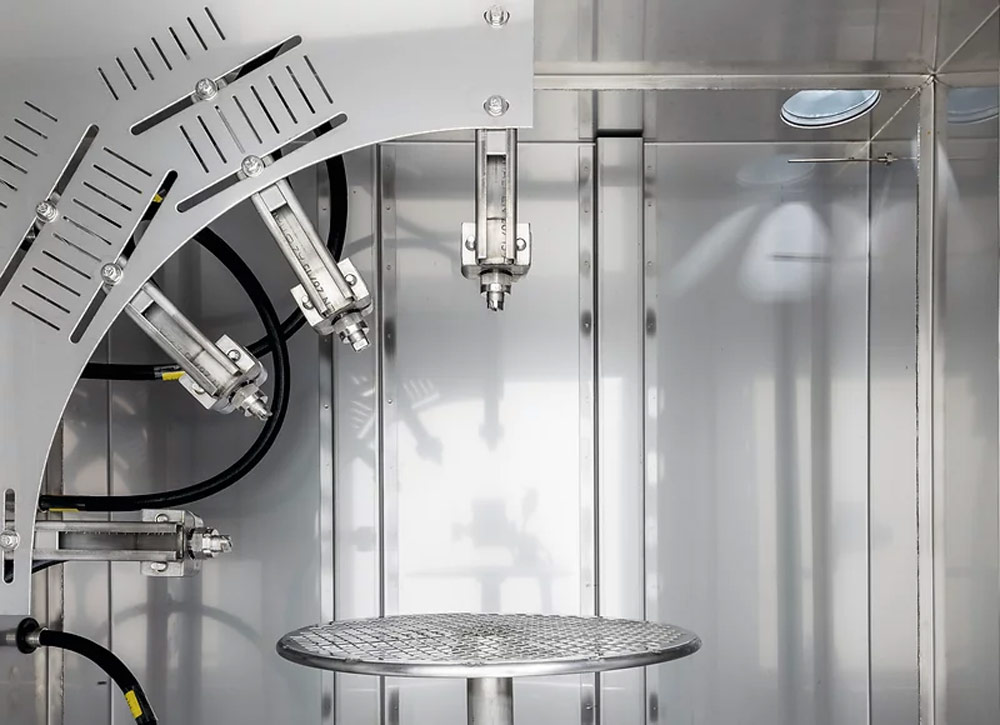 En maskin som sprutar vatten